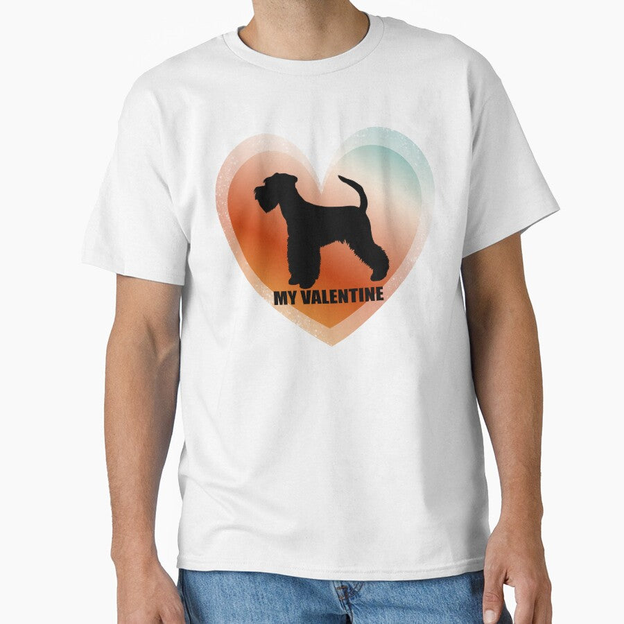 My Valentine Schnauzer Retro Style Pastel by hemp3x