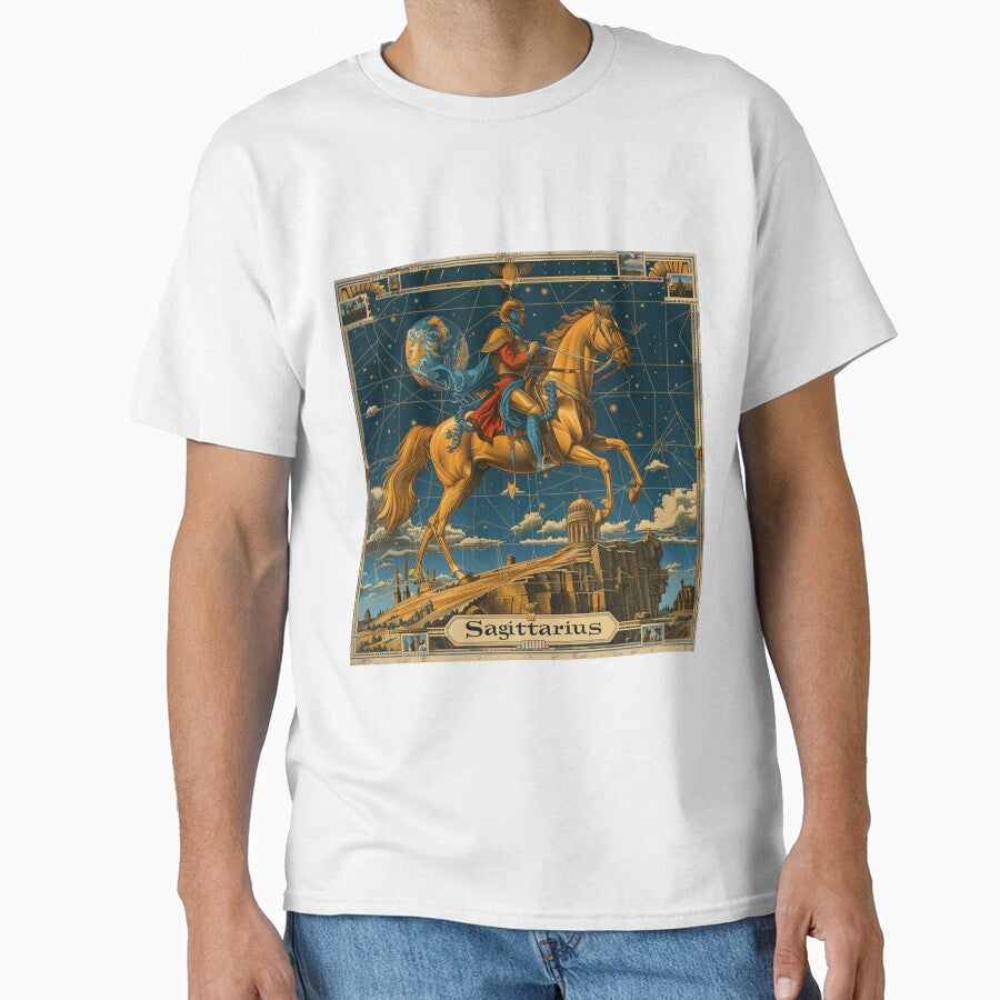 Vintage SciFi Style Sagittarius Zodiac Sign by AiHead