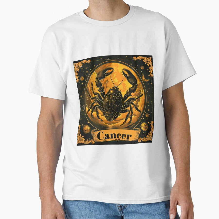 Vintage Style Cancer Zodiac Sign by AiHead