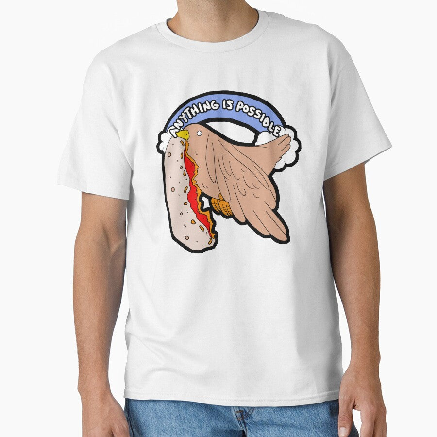 Pizza Crust Bird by geothebio