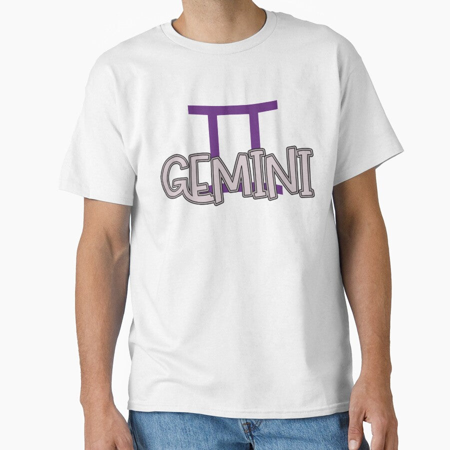 Purple Gemini Zodiac Sign Symbol by evadeedesigns