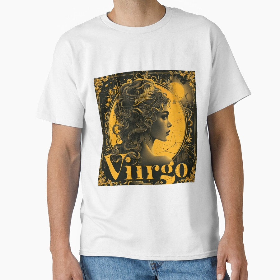 Vintage Style Virgo Zodiac Sign by AiHead