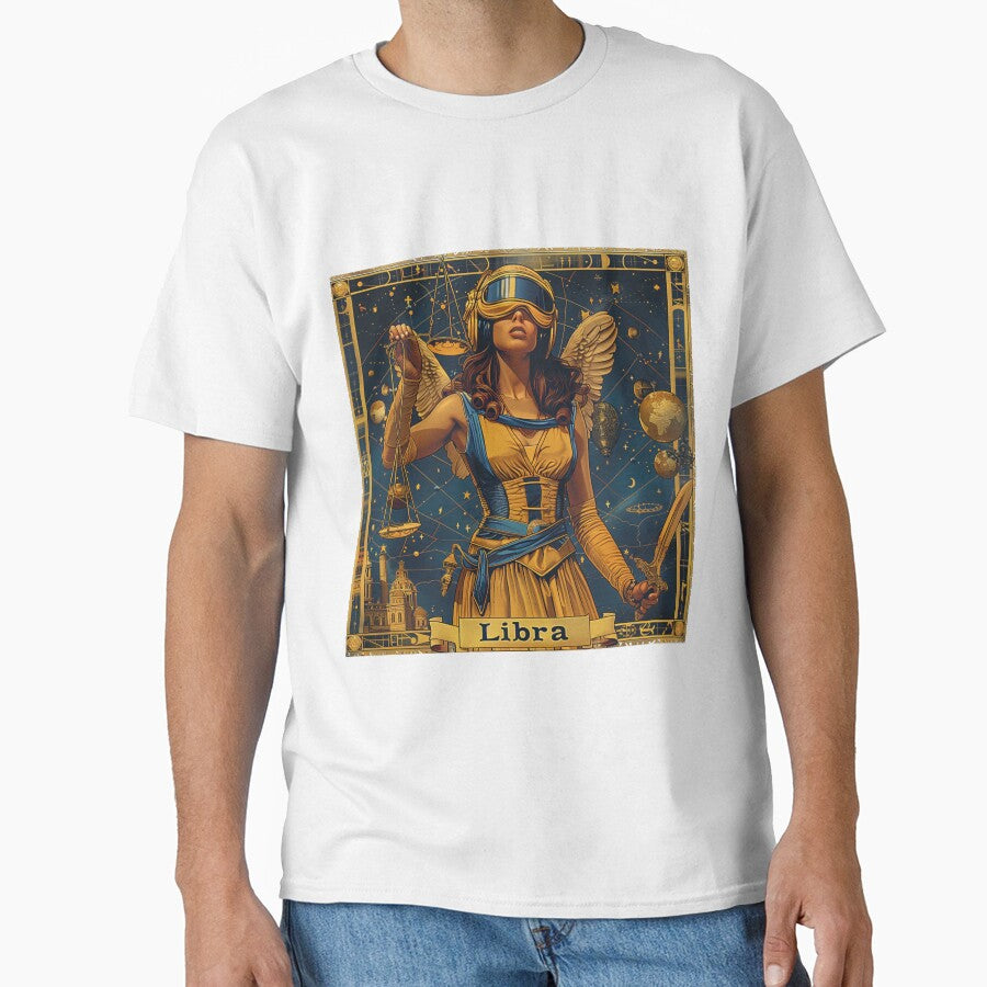Vintage SciFi Style Libra Zodiac Sign by AiHead