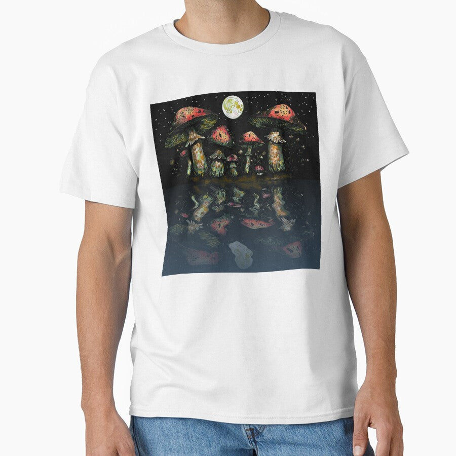 Mushrooms at Night by HoneyBreezeCo