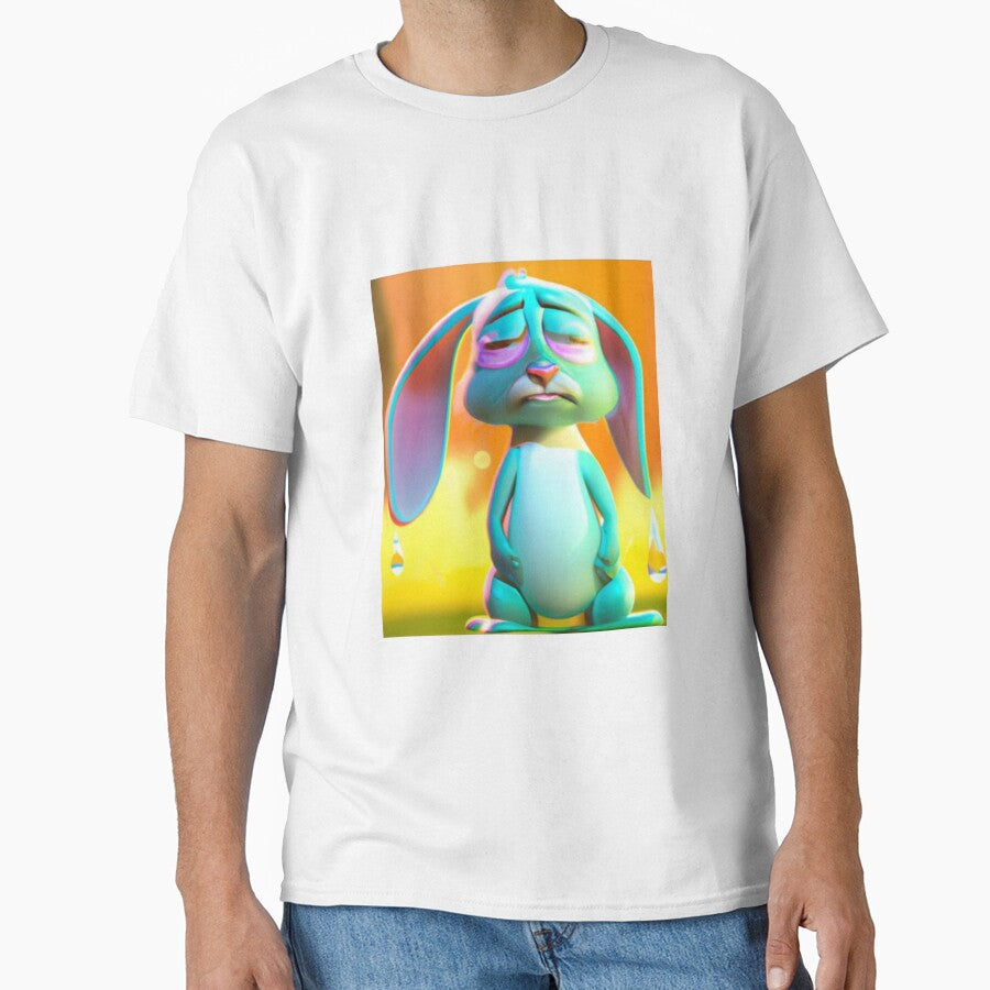 Very Sad Rabbit.  Crying Animals by LeanDesigns