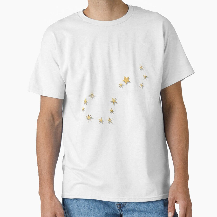 Scorpio Golden Stars Constellation by Lelibeth