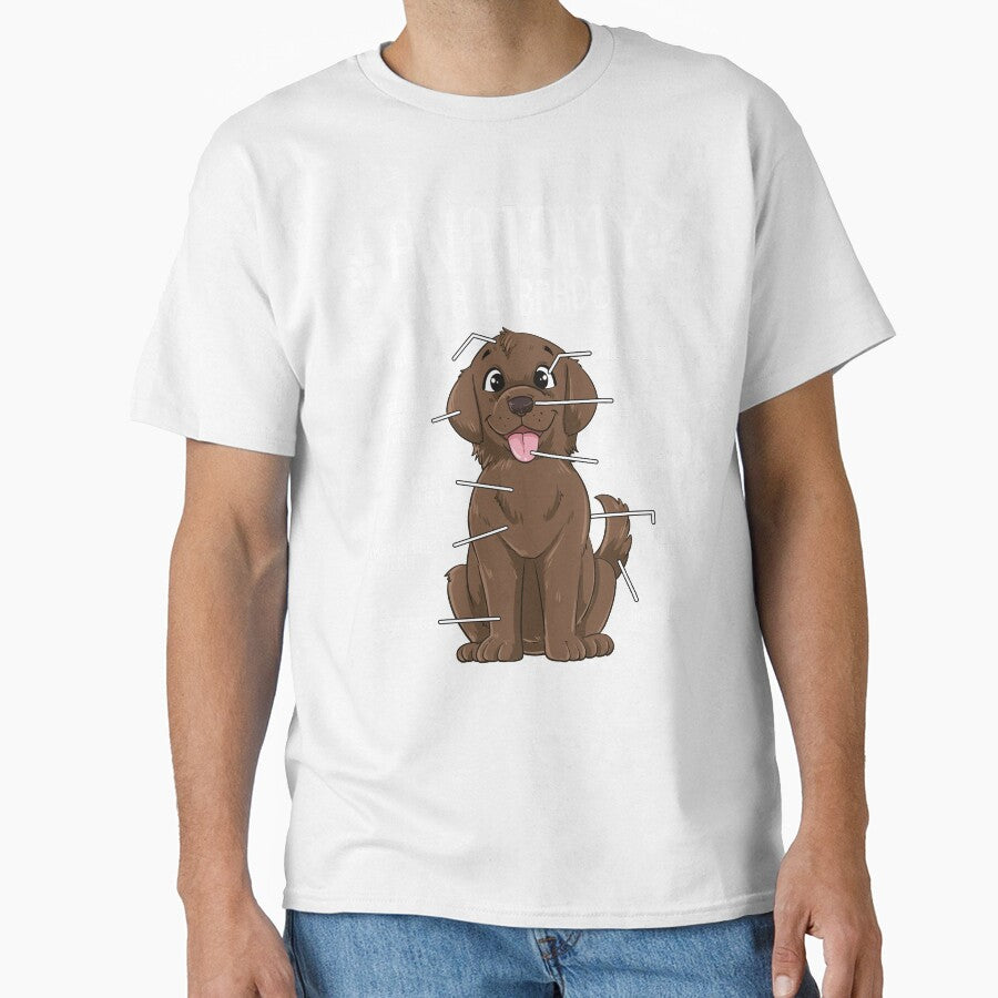 Funny Chocolate Labrador Dog Anatomy Dog Lover by lanynx design