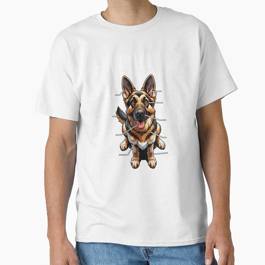 Funny German Shepherd Dog Anatomy Dog Lover by lanynx design