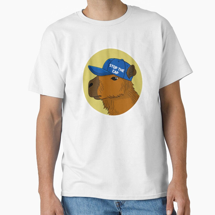 Stop The Cap - Funny Capybara Meme by Whiskrow
