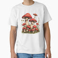 Enchanted Red Toadstools – Vintage Woodland Mushroom Illustration by Karolina’s Cozy Creations