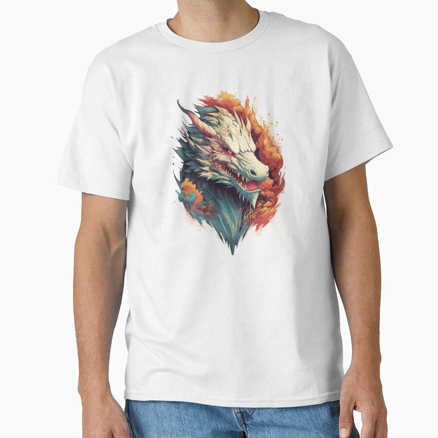 Mystic Blaze - Majestic Dragon Design by InTrendSick