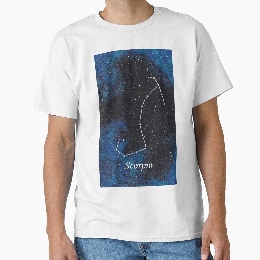 Scorpio Zodiac Sign Space Painting by CoryellArt