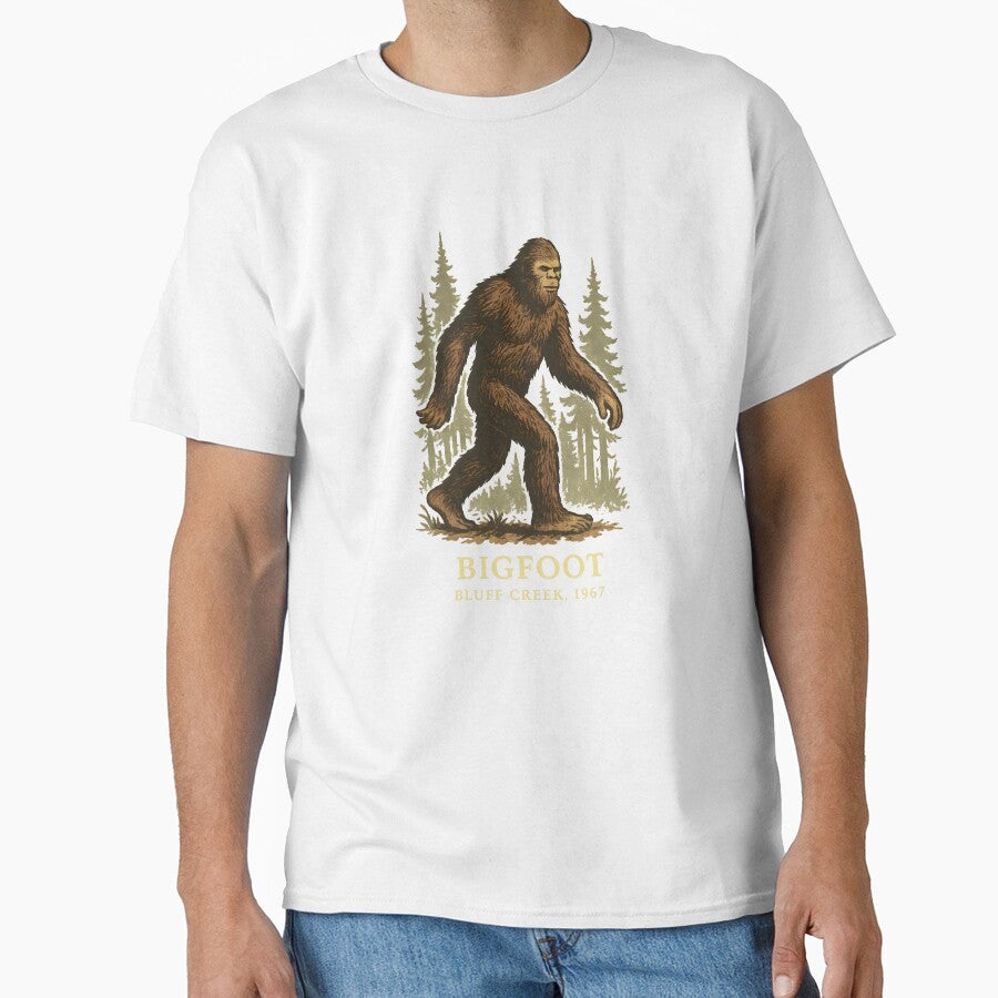 Bigfoot - Bluff Creek 1967 | Hatching illustration by SlatoMato