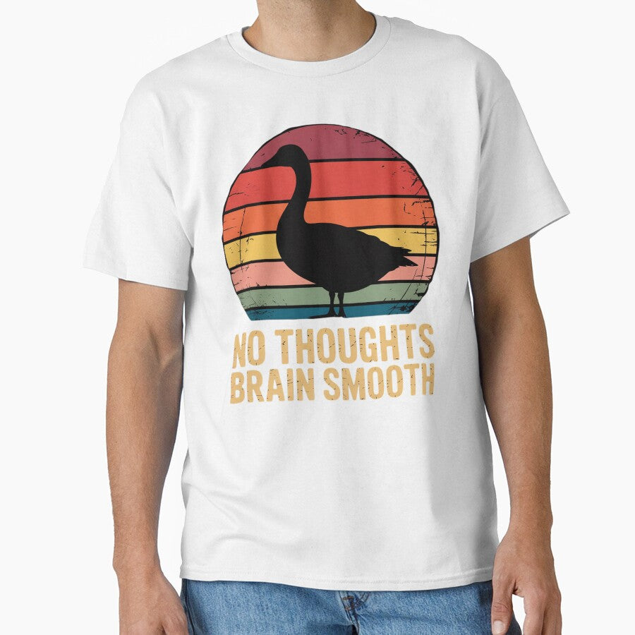 Internet Funny Goose Ironic Silly Meme Smooth Brain Gang by Sandrhaus
