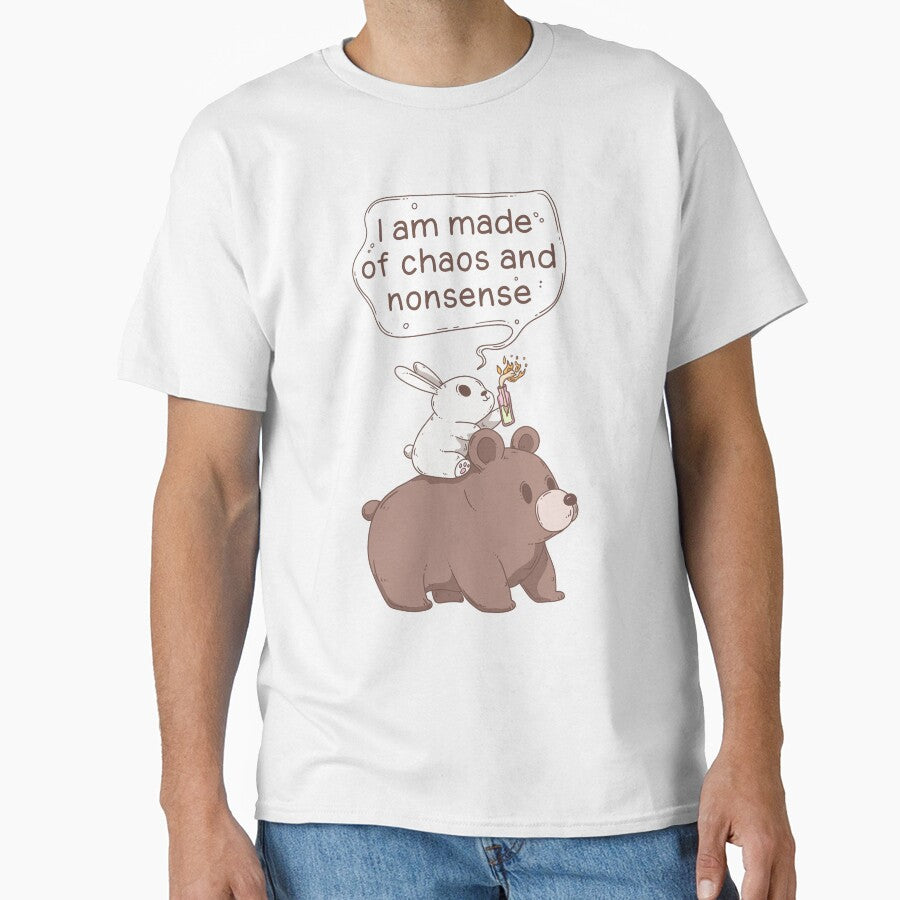 Chaos and Nonsense – Rabbit Riding Bear with Molotov Cocktail by Jess.a.creates
