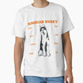 Anatomy Of A Siberian Husky Dogs Funny Gift by AharmaDesign