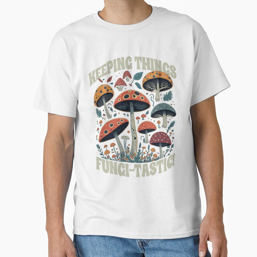 Funny Mushroom Fungi Hunter by MintaApparel