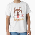 Dogaholic Kawaii Cartoon Puppy Says Hello by Cawaiico