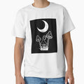 Celestial Mushroom Moon – Mystic Night Forest Design by eachside-nik
