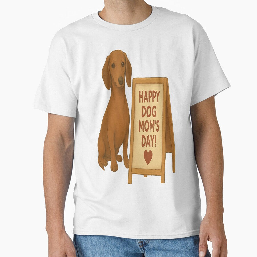 Dachshund Love: Happy Dog Mom’s Day Delight by AbstractAnom