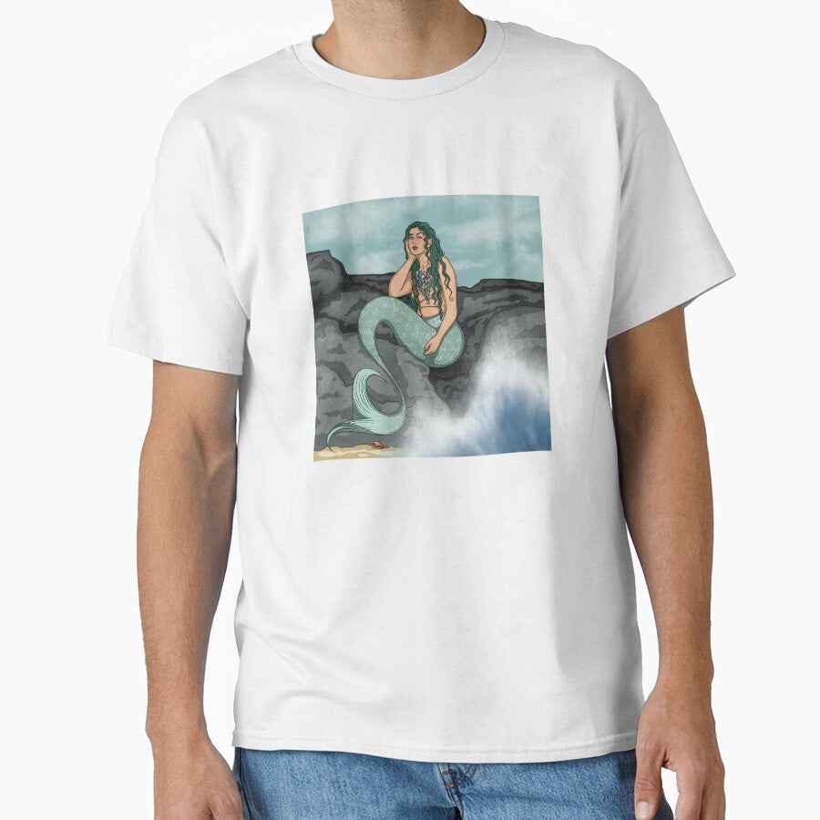 Mermaid among the Rocks by MegBailes