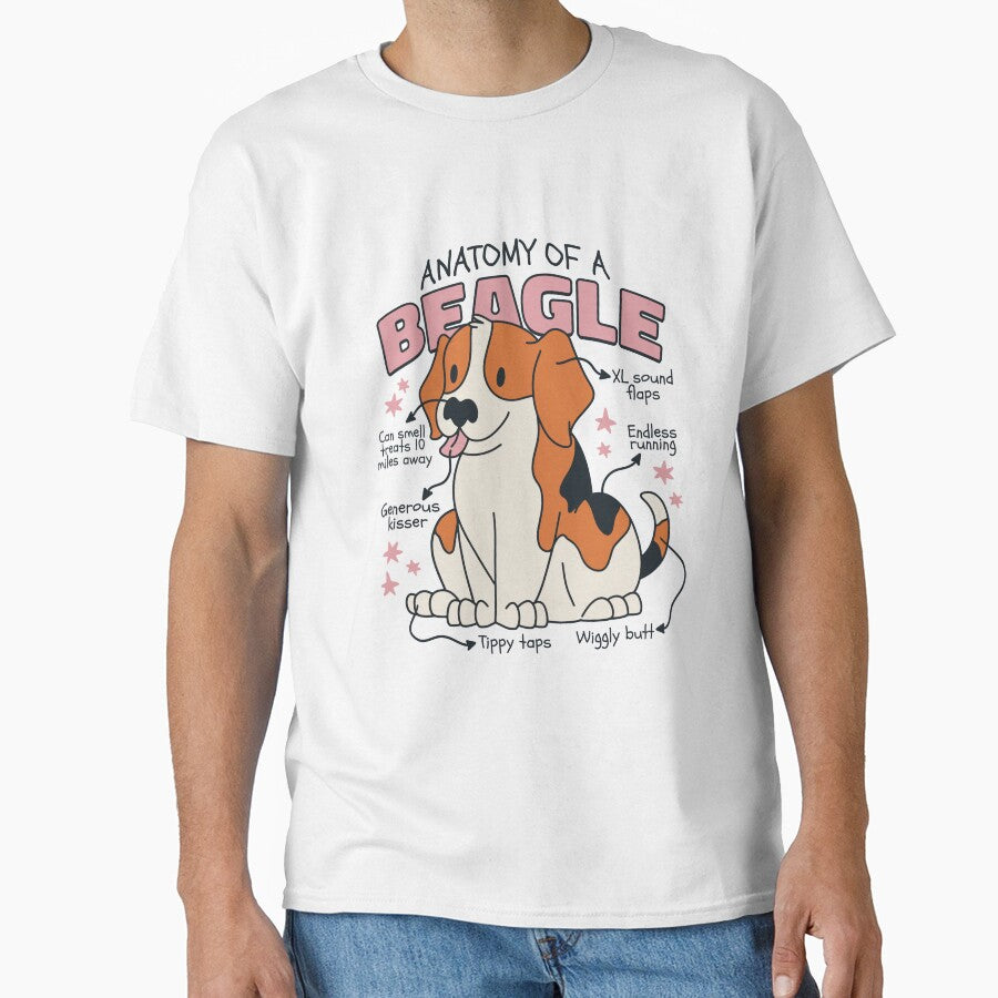 Anatomy of Beagle Awesome Mom Dog Lover by NewArtWave
