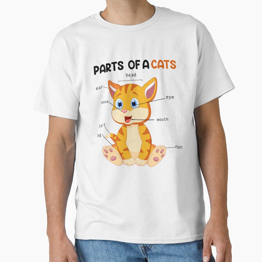 FUNNY ANATOMY OF A CAT KITTEN FELINE, PARTS OF A CATS by SBEEKAA