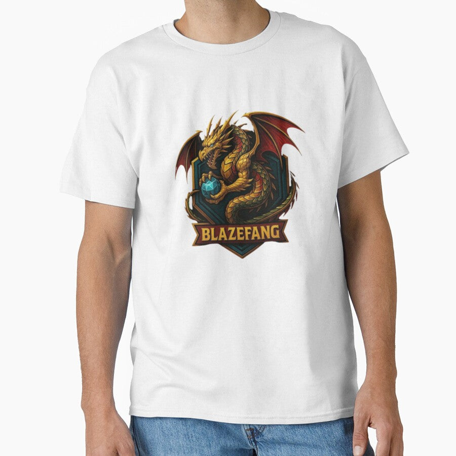 Blazefang – Western Dragon Mythology Design | European Fire‑Breathing Dragon, Medieval Folklore, Treasure Guardian & Legendary Beast by Typologystudios