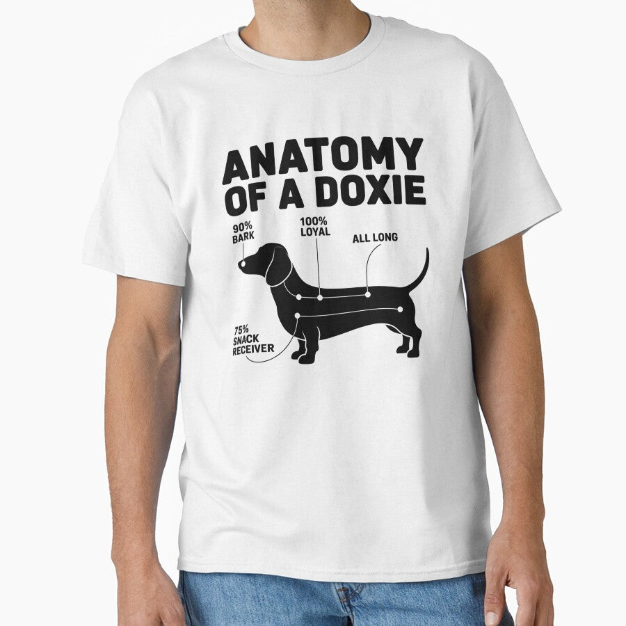 Anatomy of a Dachshund Funny Doxie Gift by DoxieLeague