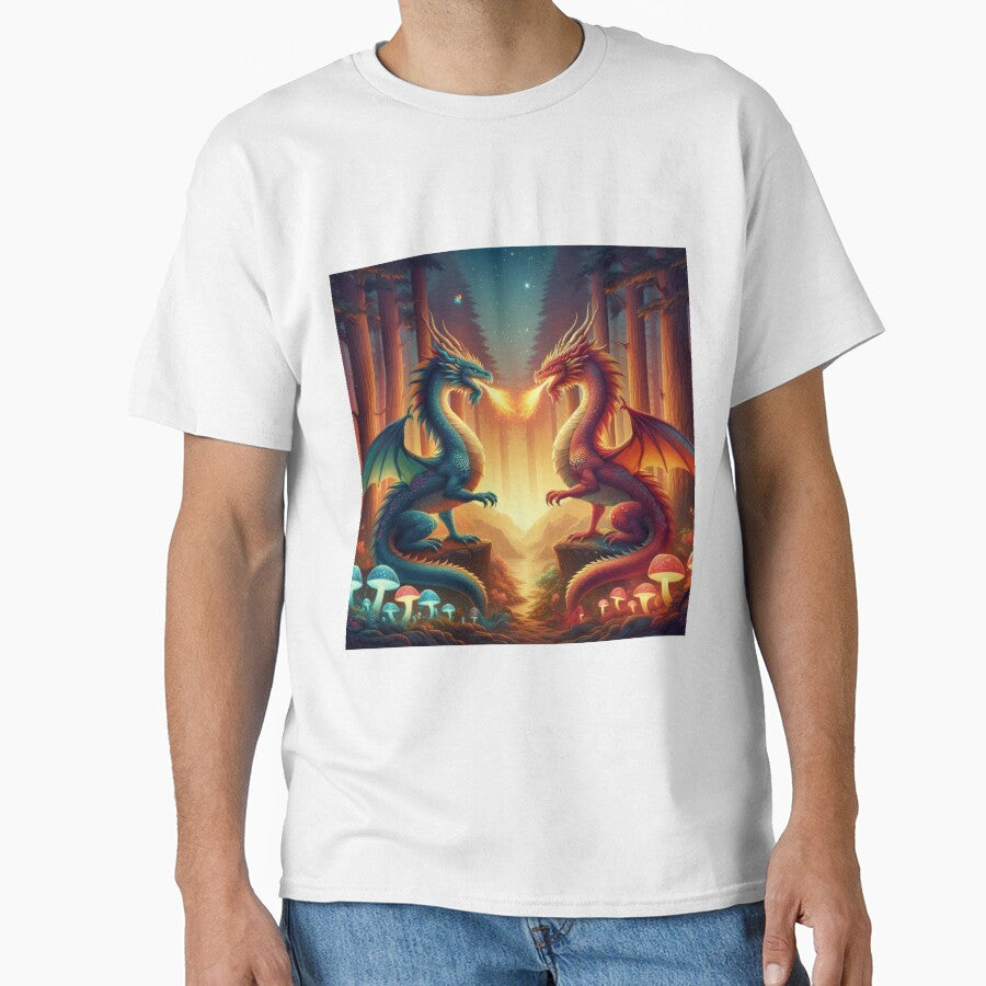 two dragons breathing fire by Expressions-Sel