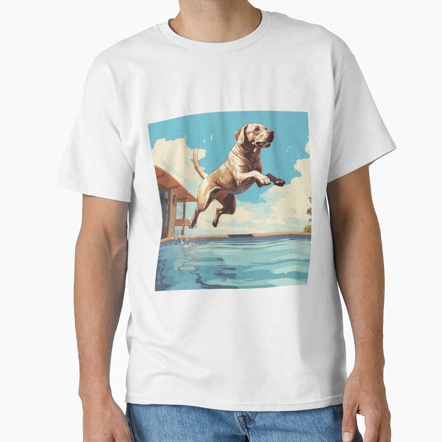 Labrador Retriever Retro Illustration by Samuelsboro