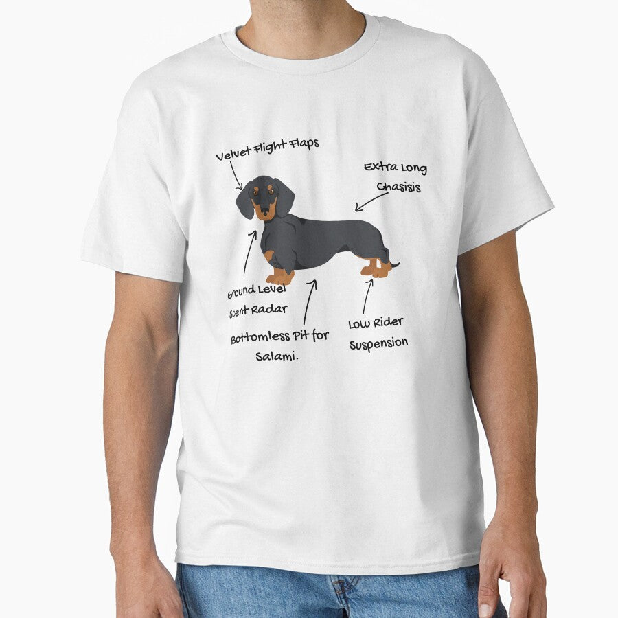 Anatomy of a Dachshund - Doxie Mom Gift by RNTStudio