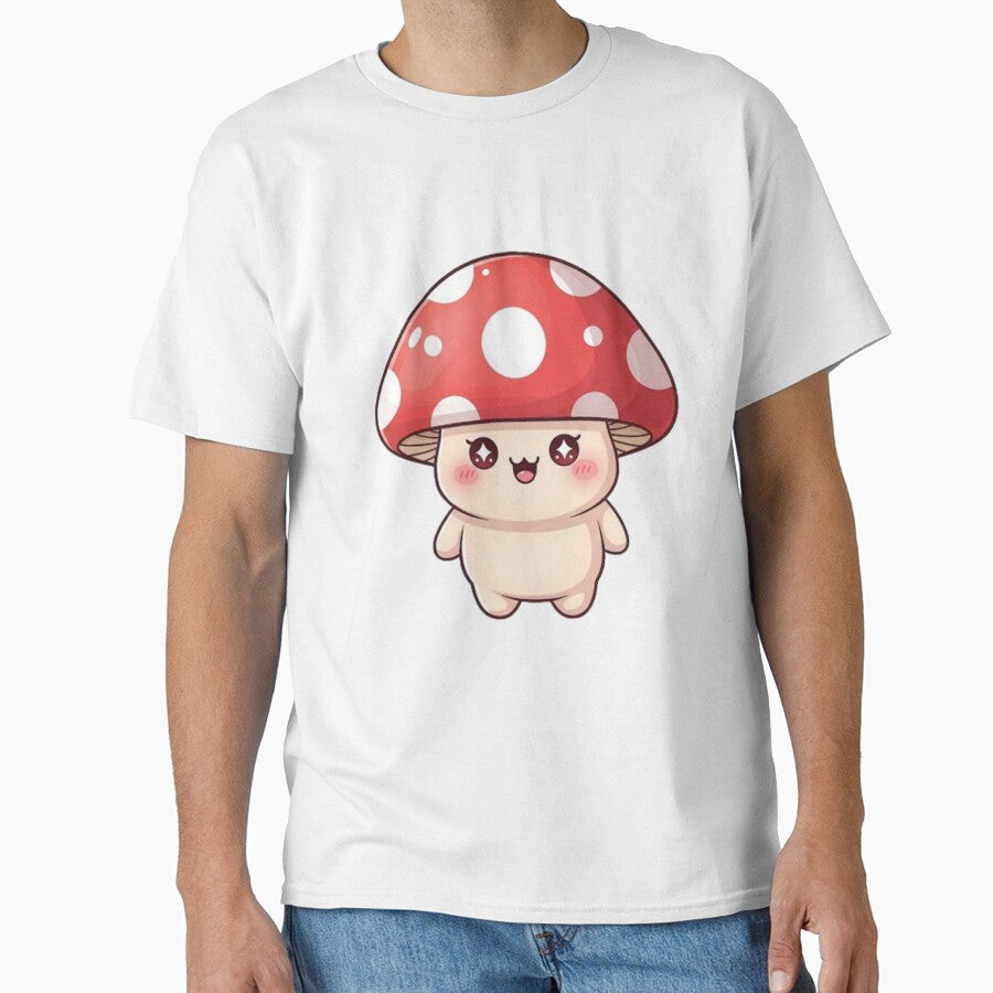 Kawaii Mushroom Buddy – Cute Forest Character by PunnyBean