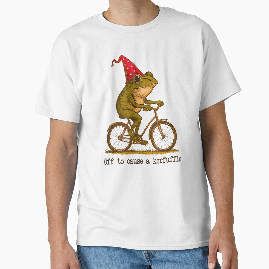 Off To Cause A Kerfuffle Groundhog Funny Frog Meme by FerminVigo
