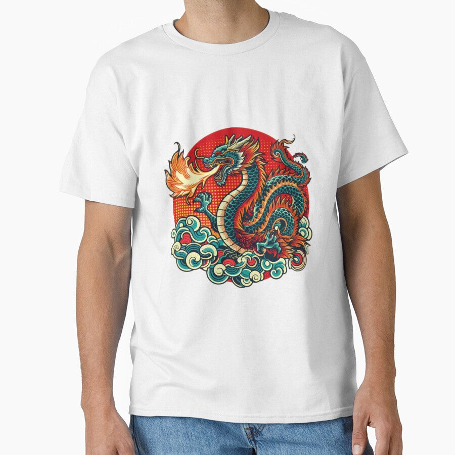 vintage Chinese Flames of the Dragon by Expressions-Sel