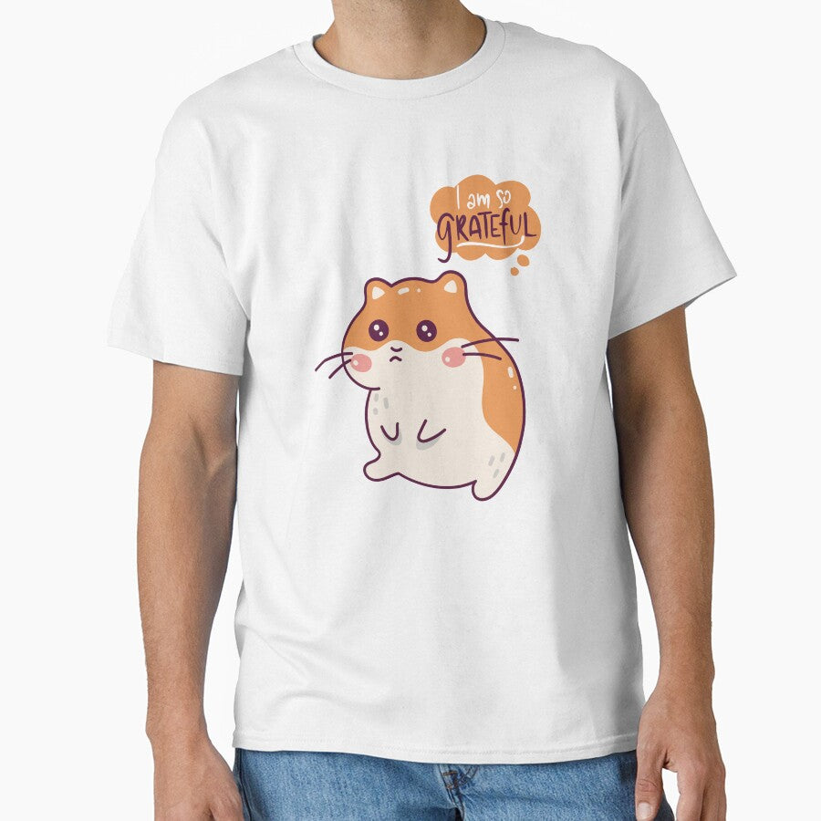 I am so grateful - Sad Hamster by Babinooart