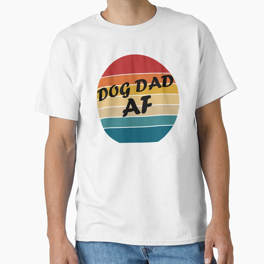 Dog Dad AF Retro by REApparelCo