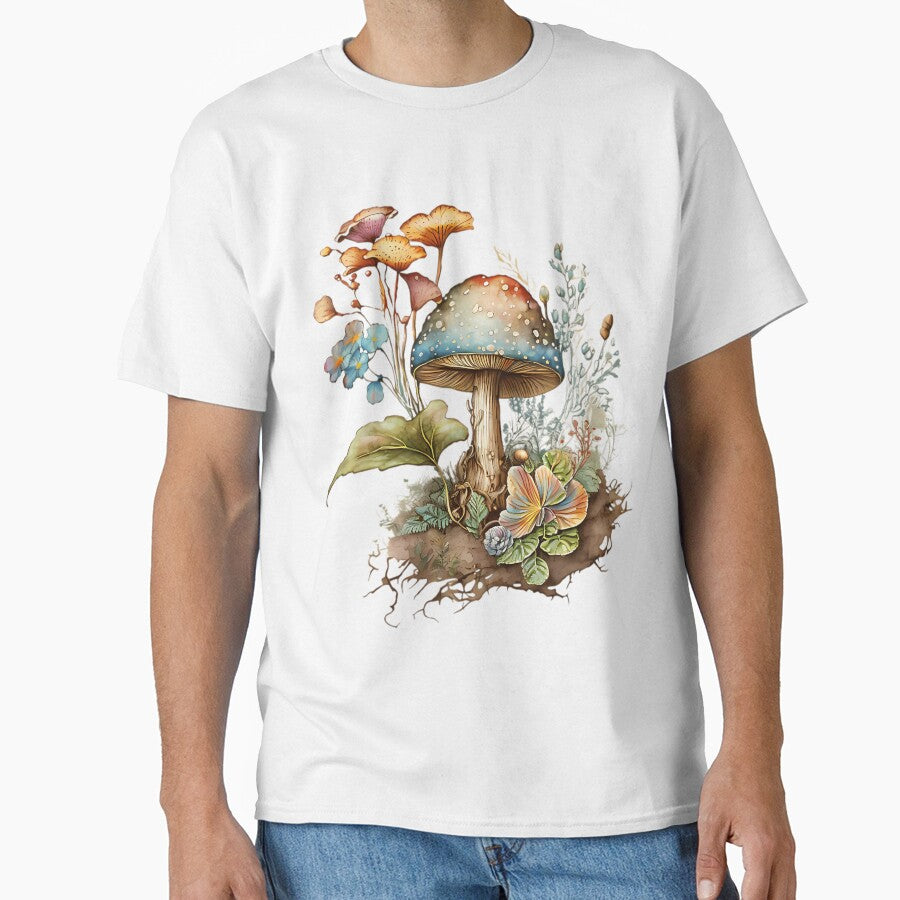 Floral Mushroom Cottagecore by sielmadahurud