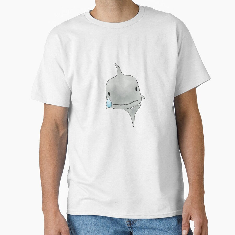 sad baby shark tear by loshijosdesma2