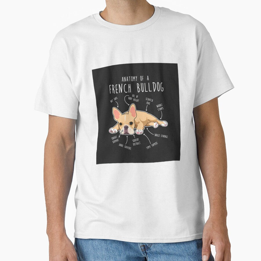 Anatomy of a French Bulldog Funny Dog Lover Gift by SoyLamderma