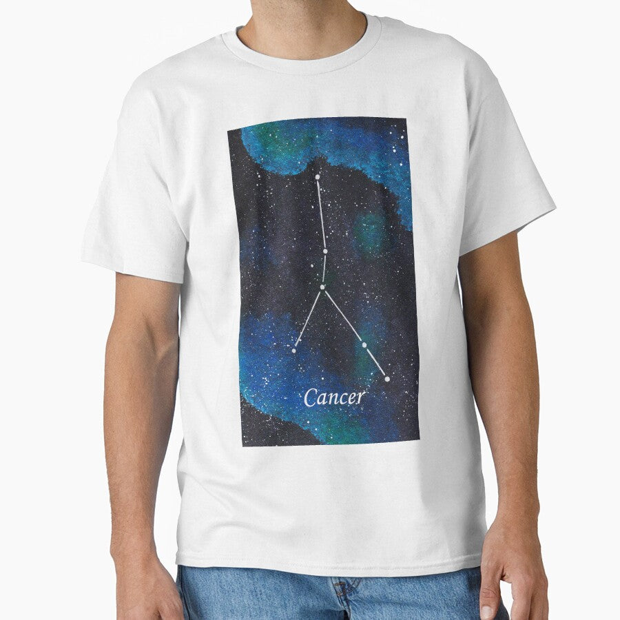 Cancer Zodiac Sign Space Painting by CoryellArt