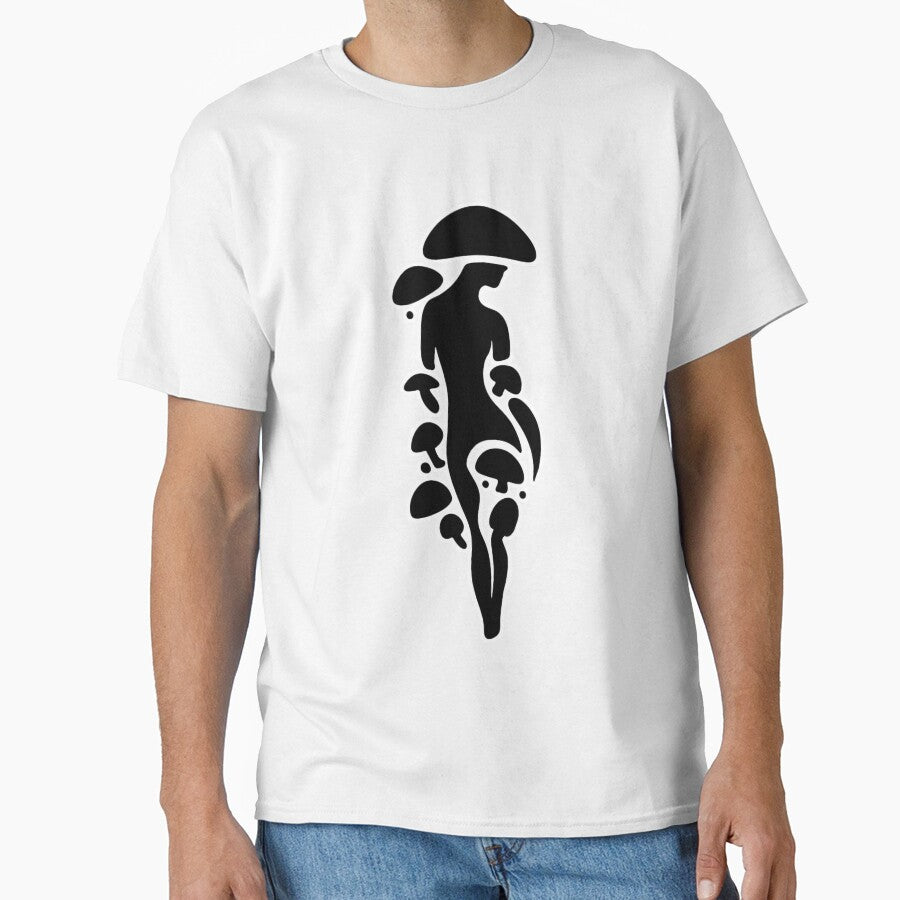 Mushroom Woman Design for Nature Lovers by AnyEve