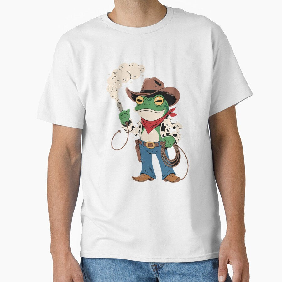 Cowboy Frog Farting Funny Meme Farts Humor Sarcastic3 by RuthGAArt