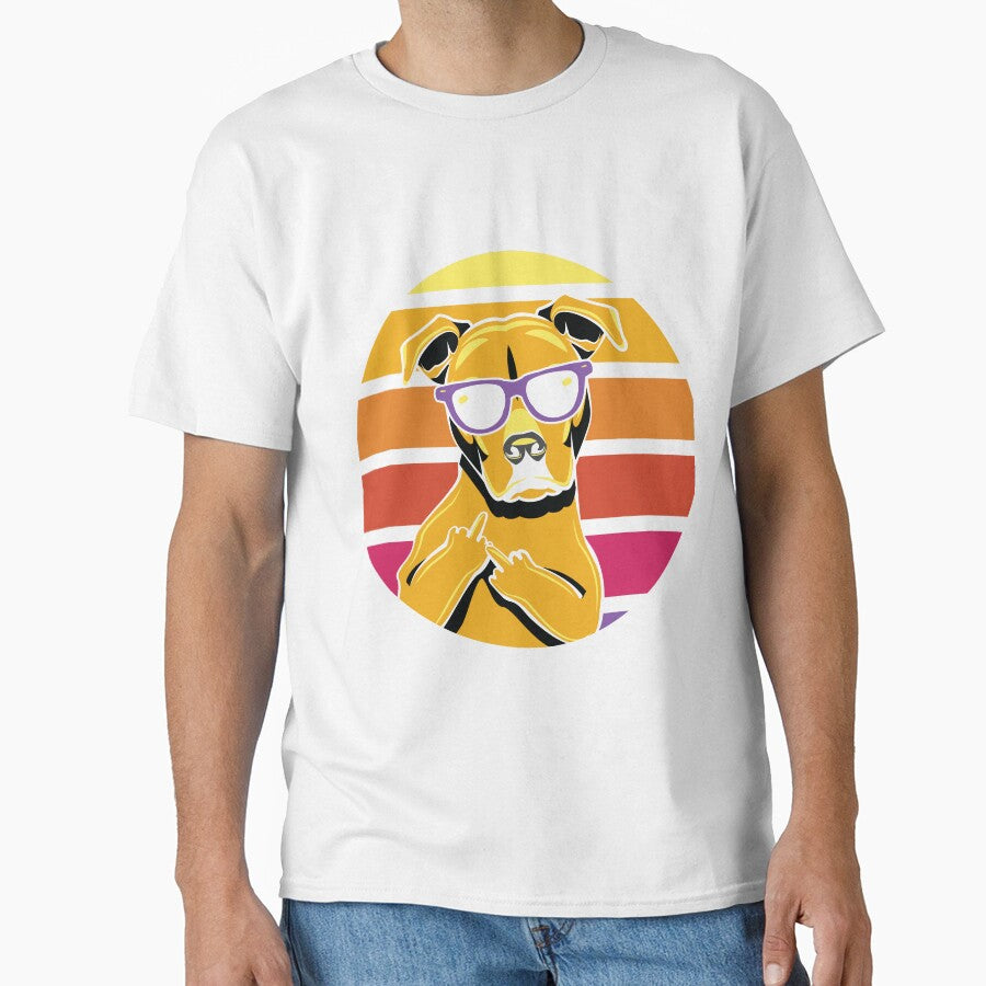 Pitbull Lovers Vintage Retro Dog by MamaNeeaDesigns
