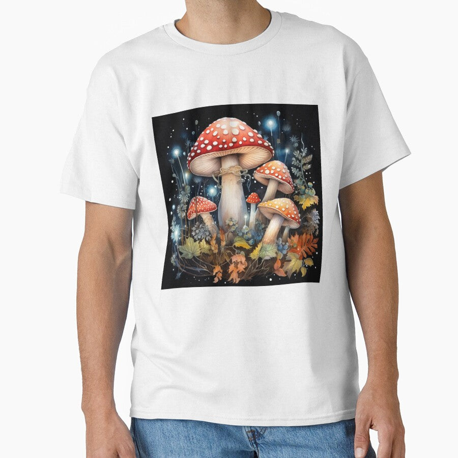 Electric Forest Red Mushroom Fairycore Enchanted Mushroom Forest Shroom Psychedelic Mushroom by OliveAndSnow