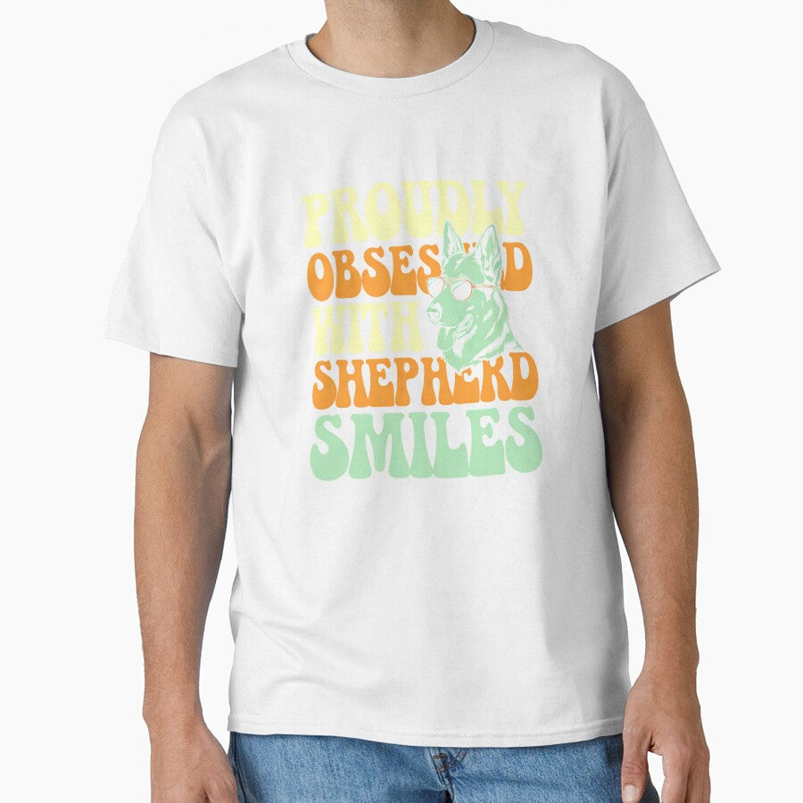 Proudly Obsessed with Shepherd Smiles – Funny Dog Lover by Taans-Creation