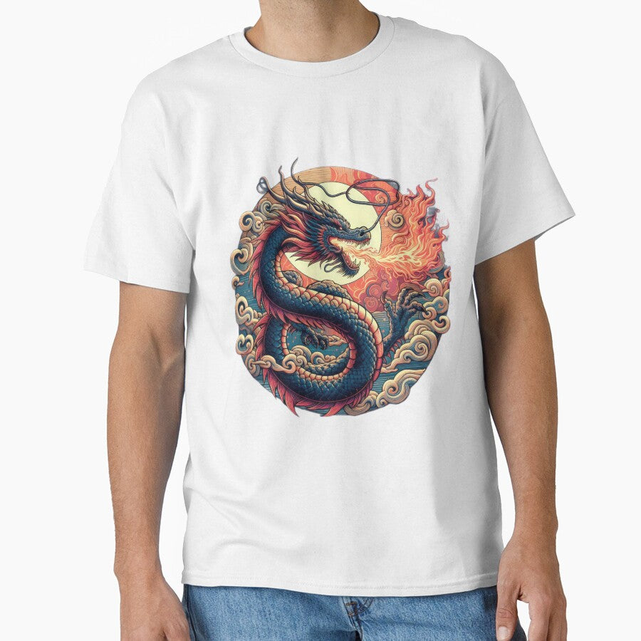 Volcanic force  dragon breathing fire vintage by Expressions-Sel