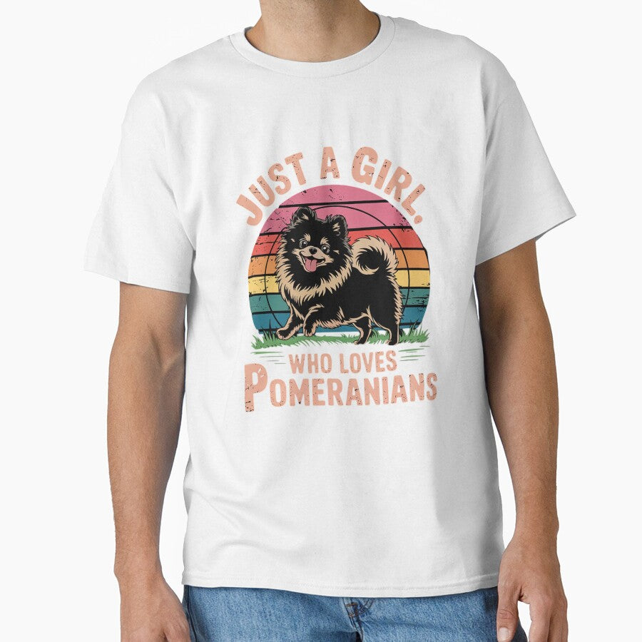 Pomeranian Dog Just A Girl Who Loves Pomeranians by KotexTemu