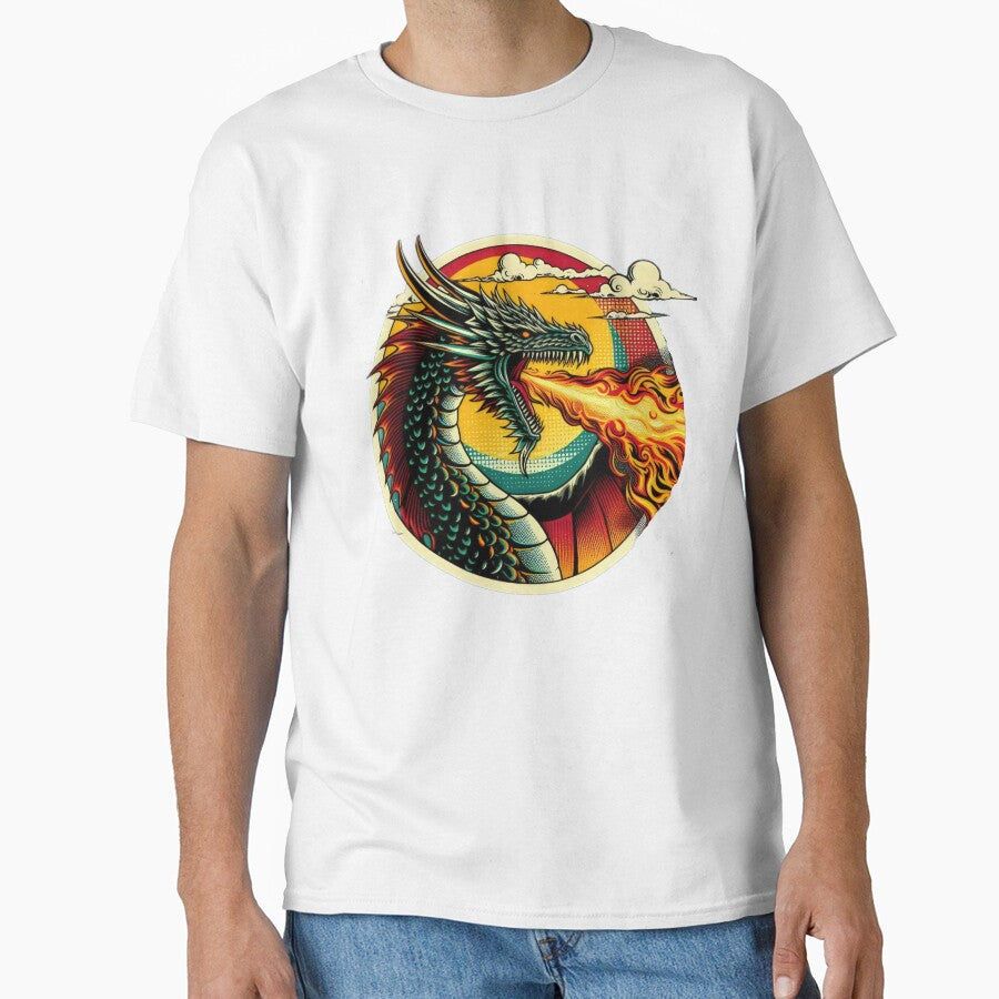vintage Fire Breath dragons breathing fire by Expressions-Sel