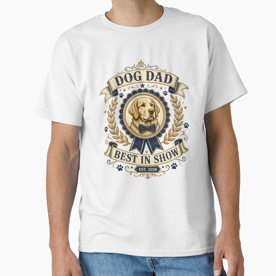 Dog Dad Best In Show Funny Father Day Pet Owner by zakariamakoudi